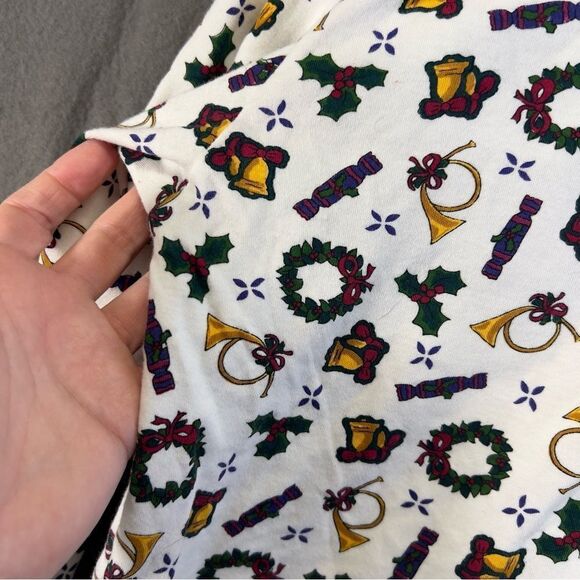 Vintage High Sierra Turtle Neck Christmas wreath xl 100 percent cotton - Picture 4 of 9